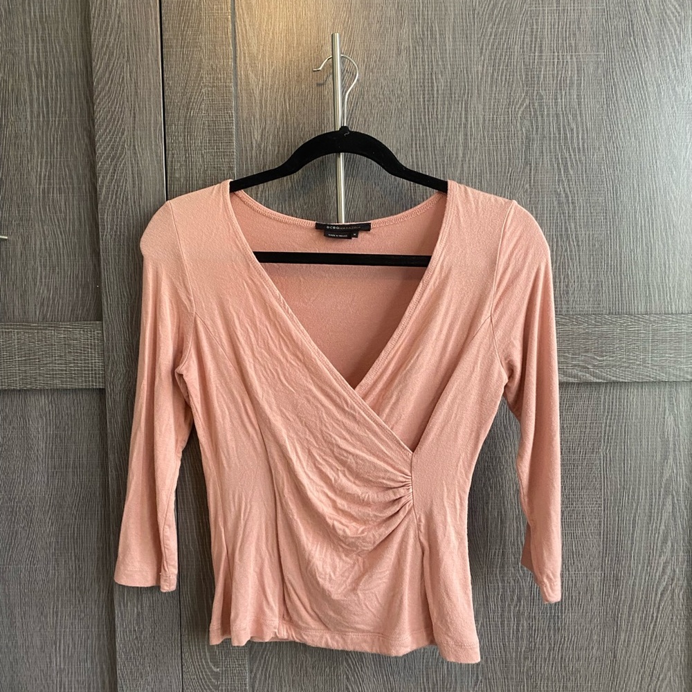 🛍BCBGMaxAzria pink top